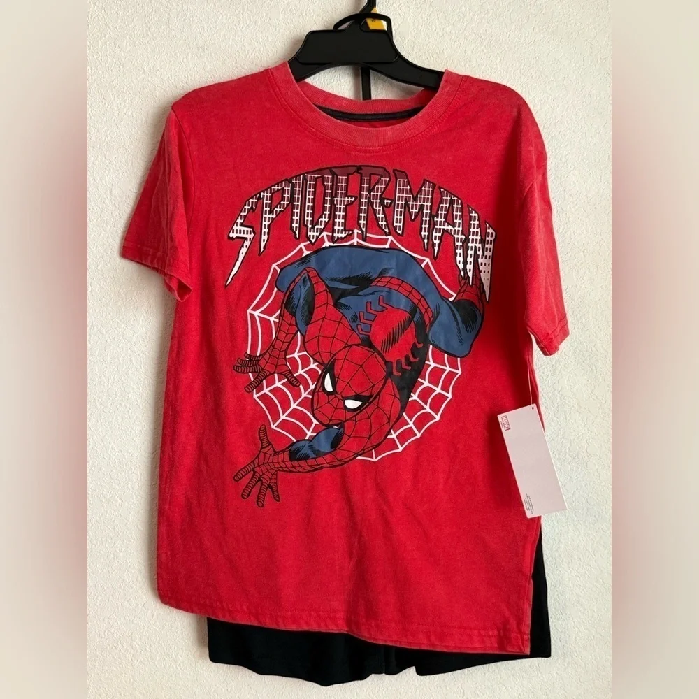 Marvel Red Spider-Man Kids Matching Set size 10 -NWT